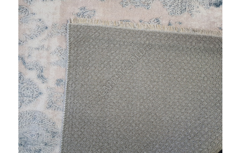 Безворсовый ковер лофт дизайн BANCO P1055 BEIGE-NAVY